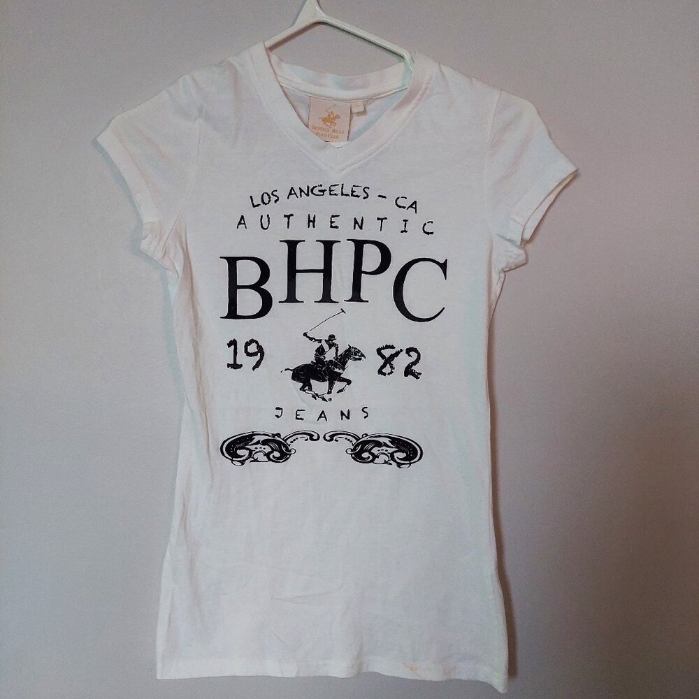 Beverly Hills Polo Club Women's White Pullover Shirt, Size XS/S